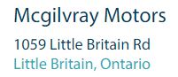  McGilvary Motors